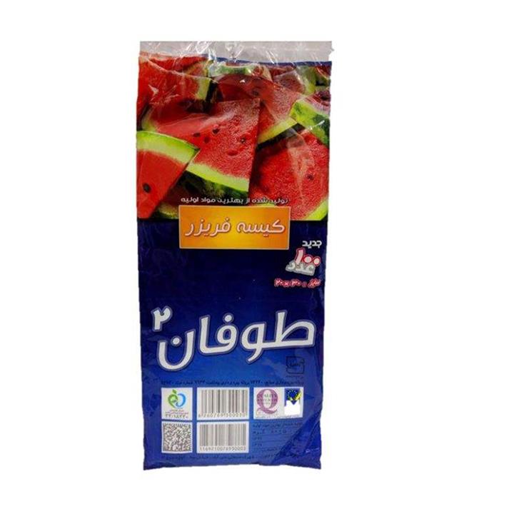 کیسه فریزر طوفان کد x-210 بسته 100 عددی